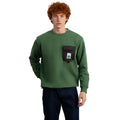 Erkek Yeşil Arma Detaylı Göğüs Cepli Regular Fit Sweatshirt