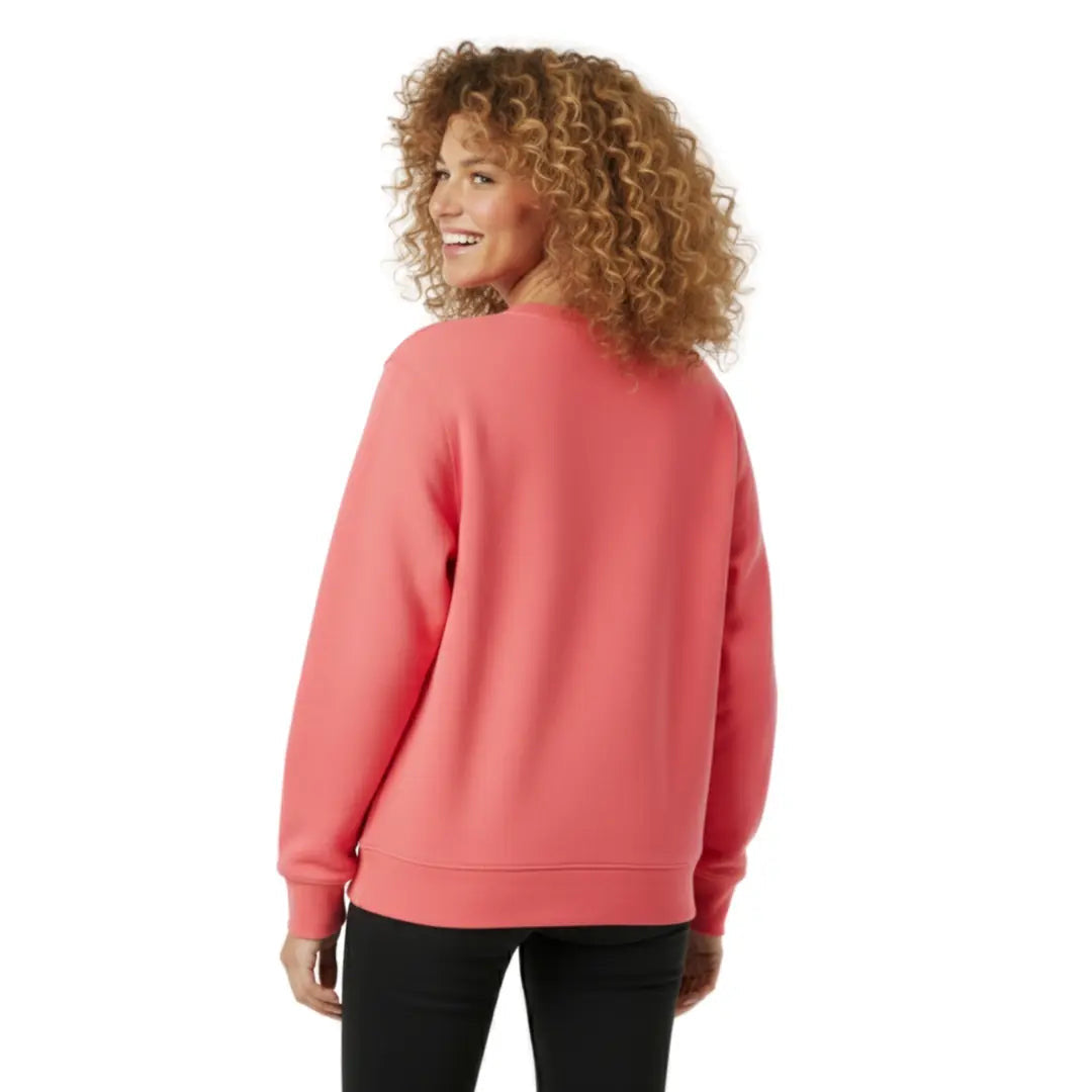 Kadın Pembe Travel Nakış Detaylı Oversize Sweatshirt - 2