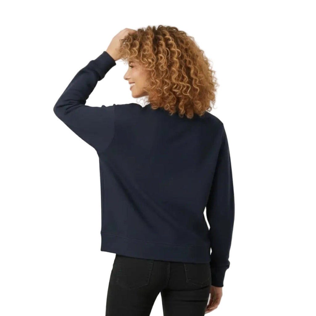 Kadın Lacivert Romance Sloganlı Baskılı Oversize Sweatshirt - 2