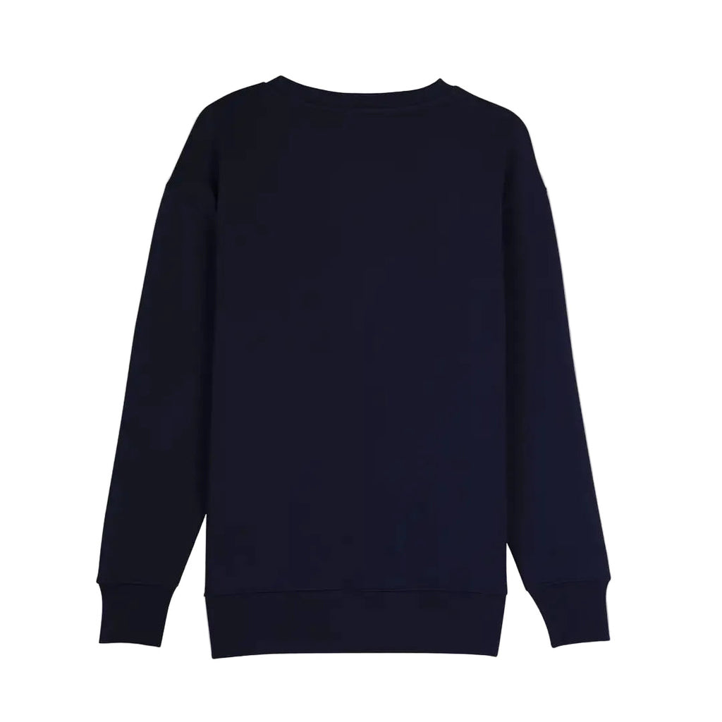 Kadın Lacivert Romance Sloganlı Baskılı Oversize Sweatshirt - 4