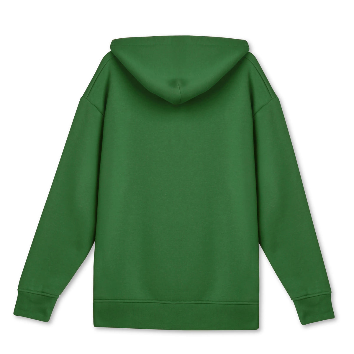 Erkek Kontrast Kapüşonlu Çift Bağcıklı Regular Fit Sweatshirt - Yeşil