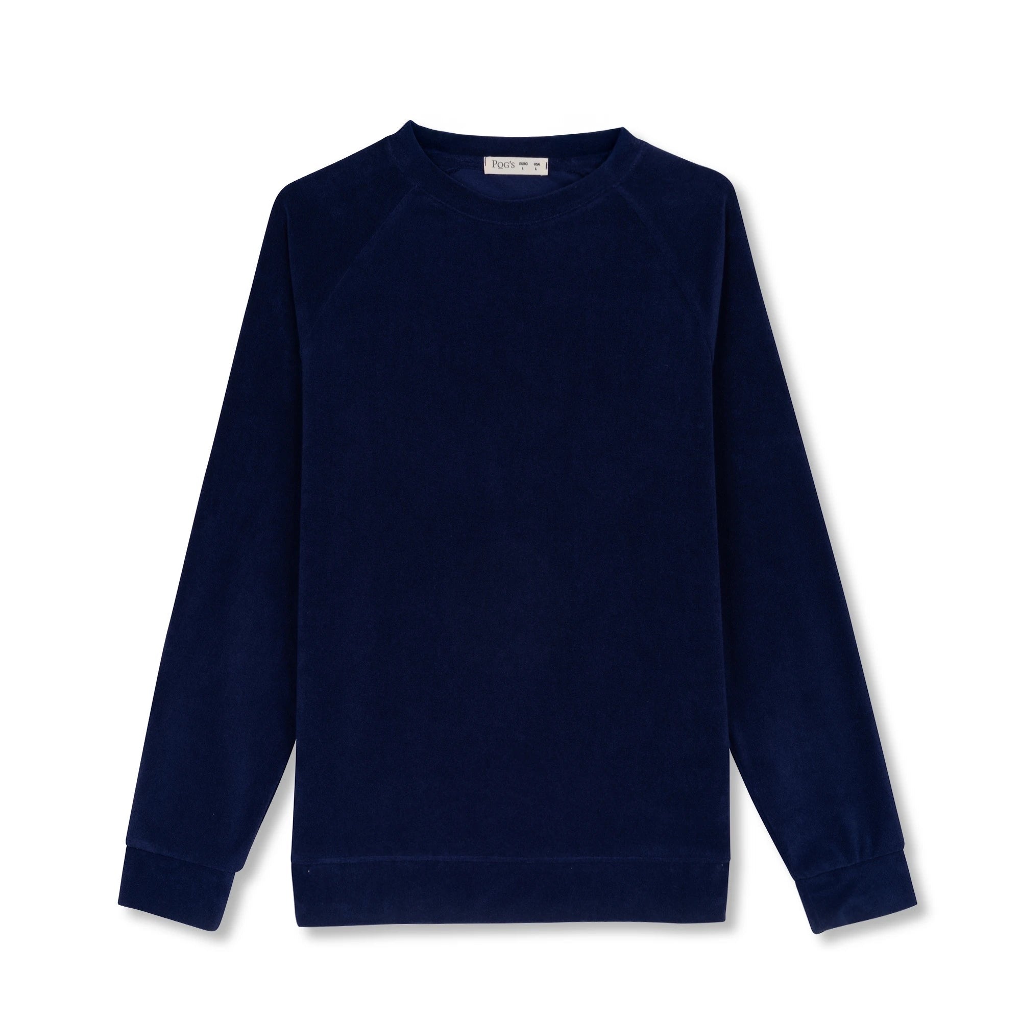 Erkek Lacivert Havlu Kumaş Regular Fit Sweatshirt - 4