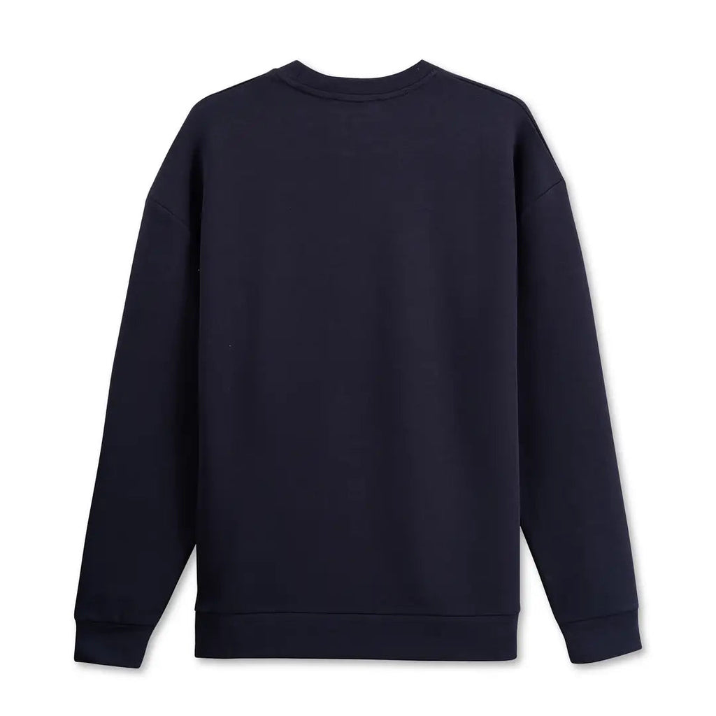 Erkek Lacivert Yellow Bird Baskılı %100 Pamuk Regular Fit Sweatshirt - 7