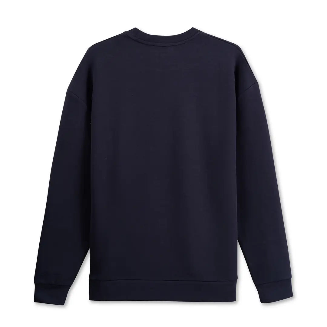 Erkek Lacivert Yellow Bird Baskılı %100 Pamuk Regular Fit Sweatshirt - 7