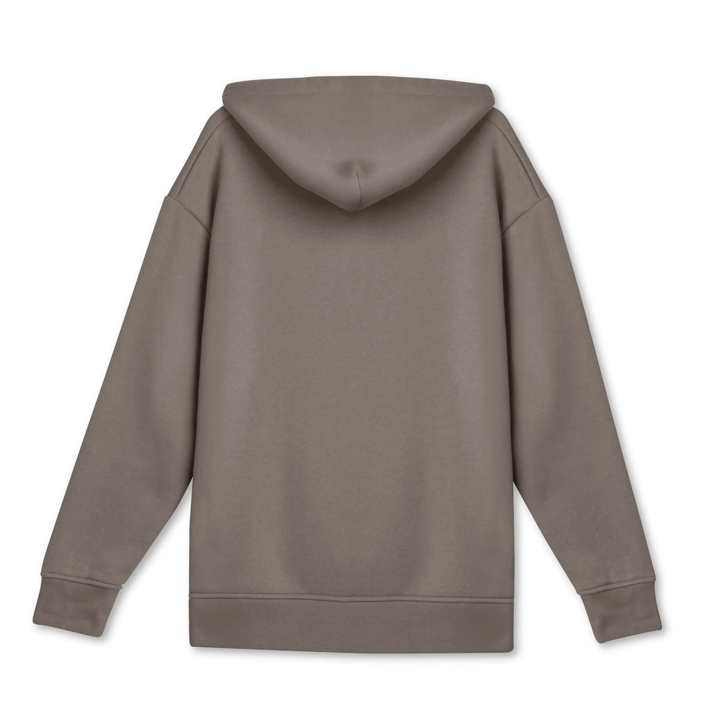 Erkek Gri Kontrast Kapüşonlu Çift Bağcıklı Regular Fit Sweatshirt - 4