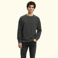 Erkek Antrasit Havlu Kumaş Regular Fit Sweatshirt