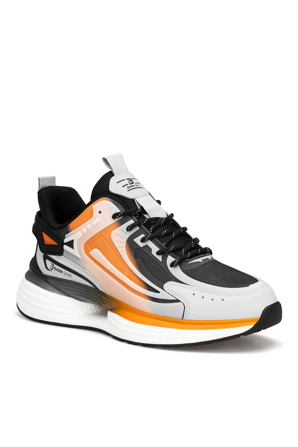 Erkek Sneaker Spor Ayakkabı 2026 - DS Enigma - Siyah Turuncu
