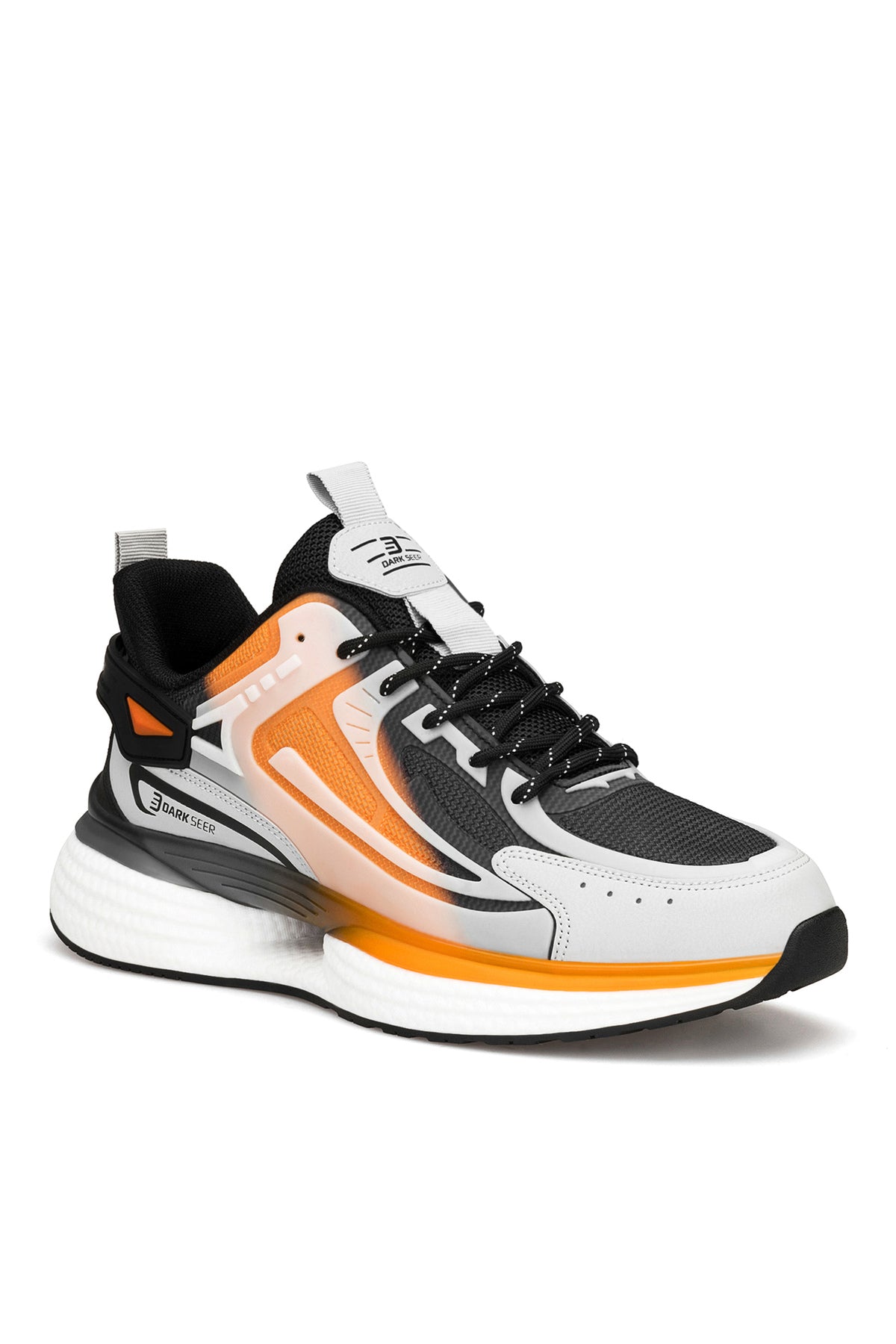 Erkek Sneaker Spor Ayakkabı 2026 - DS Enigma - Siyah Turuncu