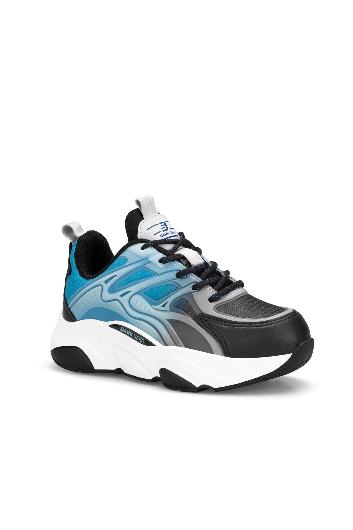 DS STORM Siyah Mavi Çocuk Sneaker