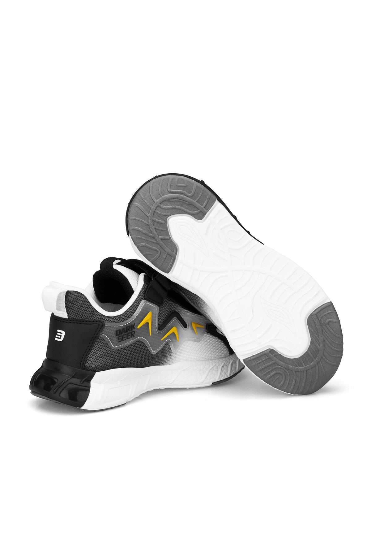 Beyaz Siyah Sarı Çocuk Sneaker