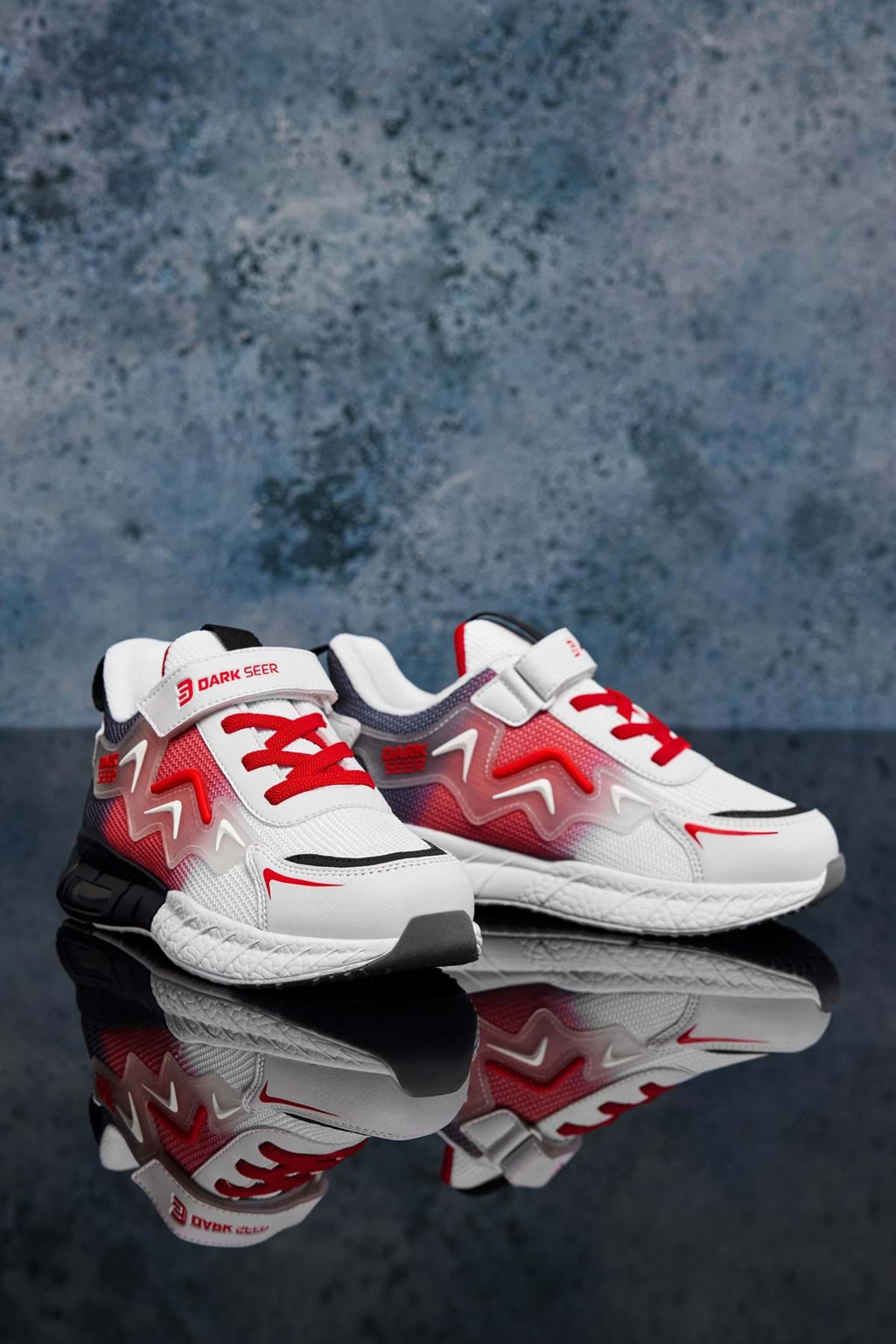 DS Mirana Beyaz Kırmızı Siyah Çocuk Sneaker