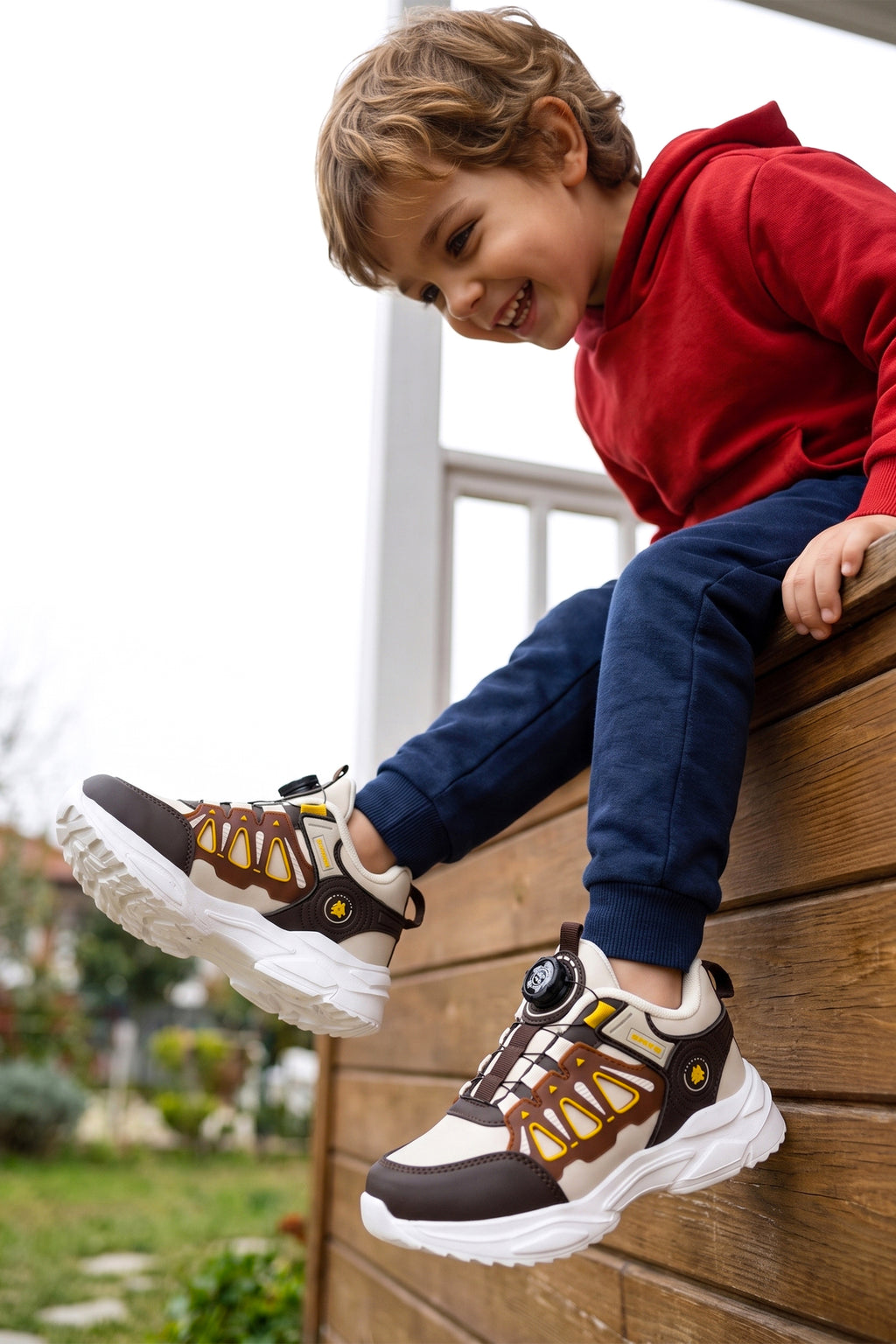 Çocuk Sneaker Spor Ayakkabı 2026 - Kids DS Rubick - Kahverengi