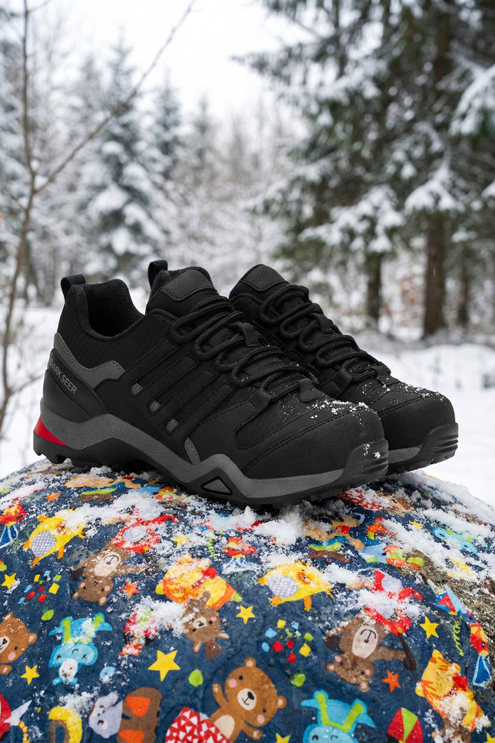Kids DS Montana Siyah Kısa Çocuk Outdoor Trekking Günlük Bot