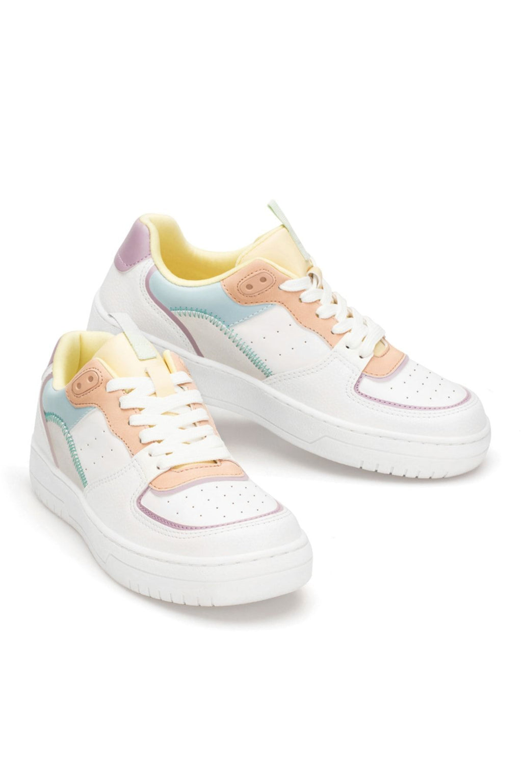 Ds Alley Beyaz Sarı Mavi Kadın Sneaker