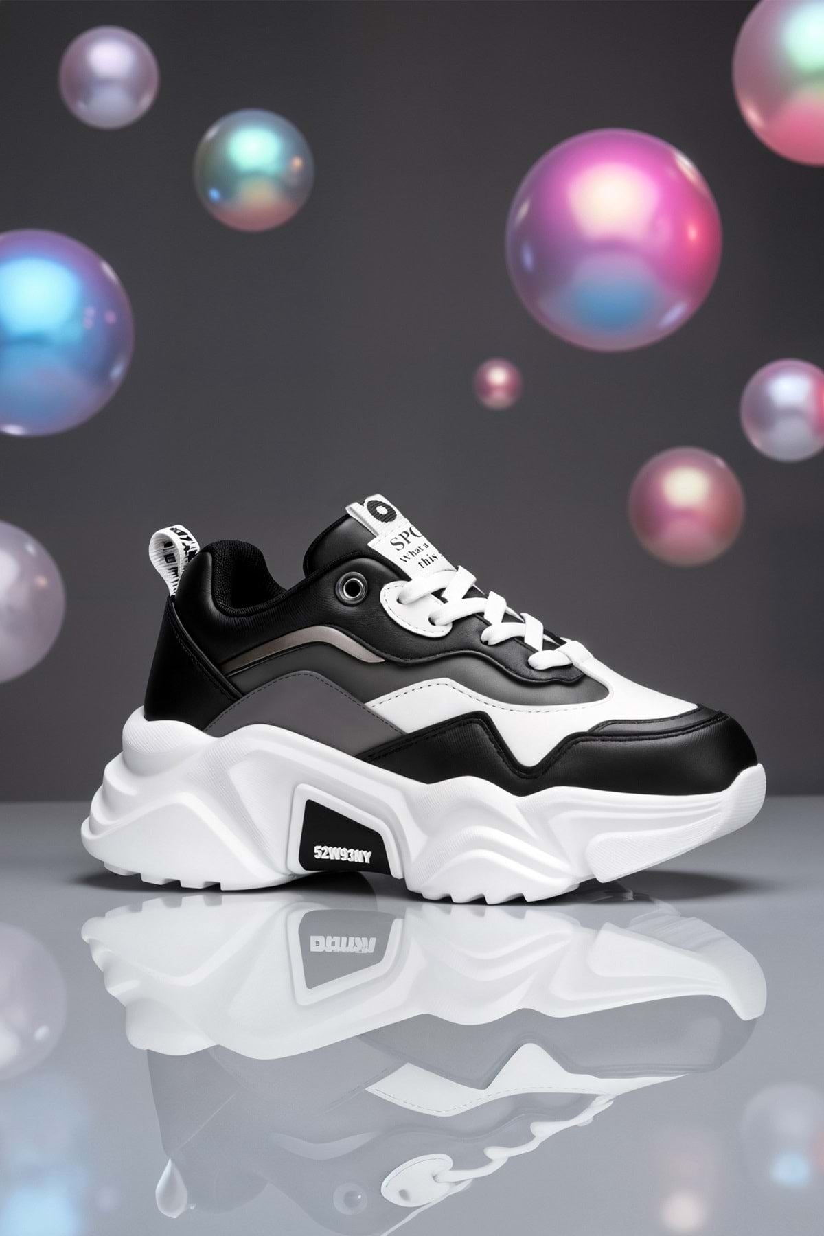 Kids DS 2110 Siyah Füme Çocuk Sneaker