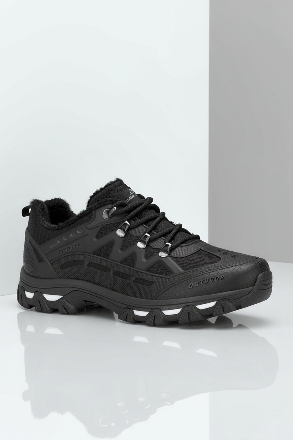 Siyah Gri Unisex Outdoor Trekking Bot