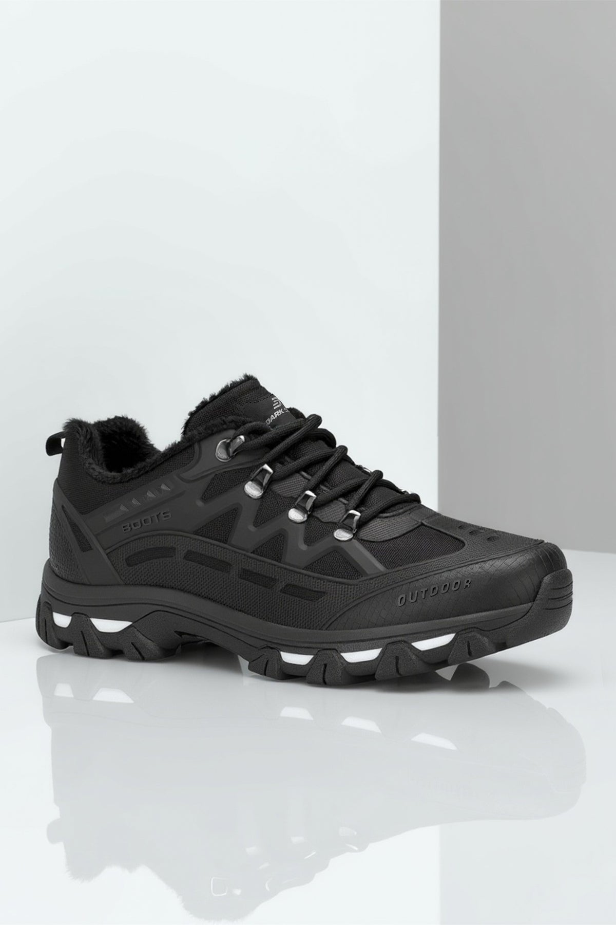 Siyah Gri Unisex Outdoor Trekking Bot