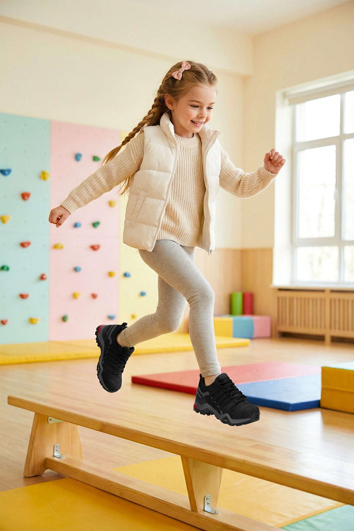 Kids DS Montana Siyah Kısa Çocuk Outdoor Trekking Günlük Bot