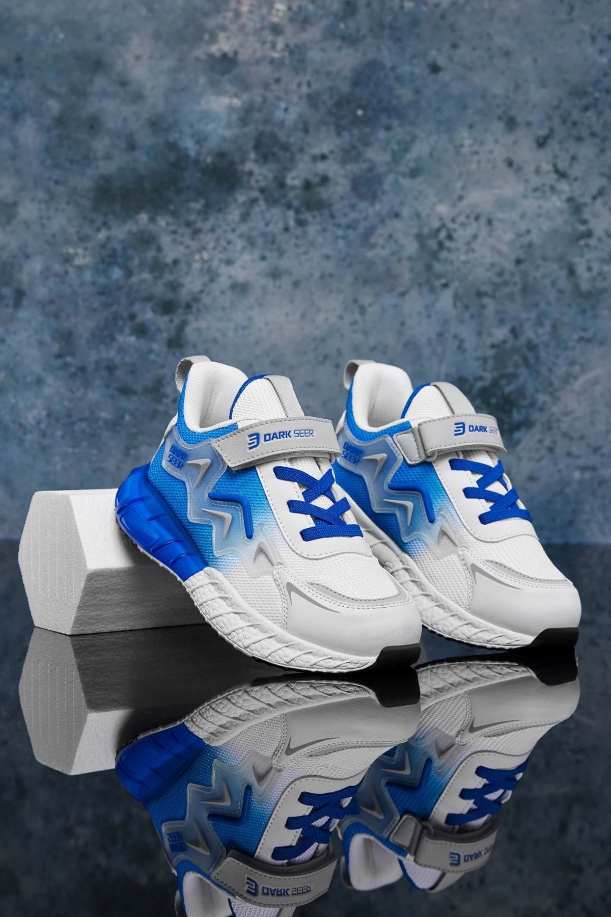 DS Mirana Beyaz Mavi Çocuk Sneaker