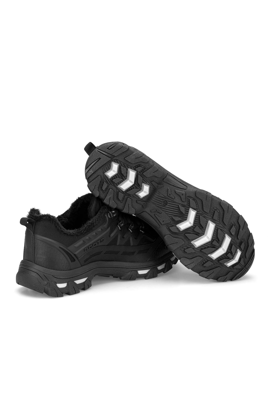 Siyah Gri Unisex Outdoor Trekking Bot