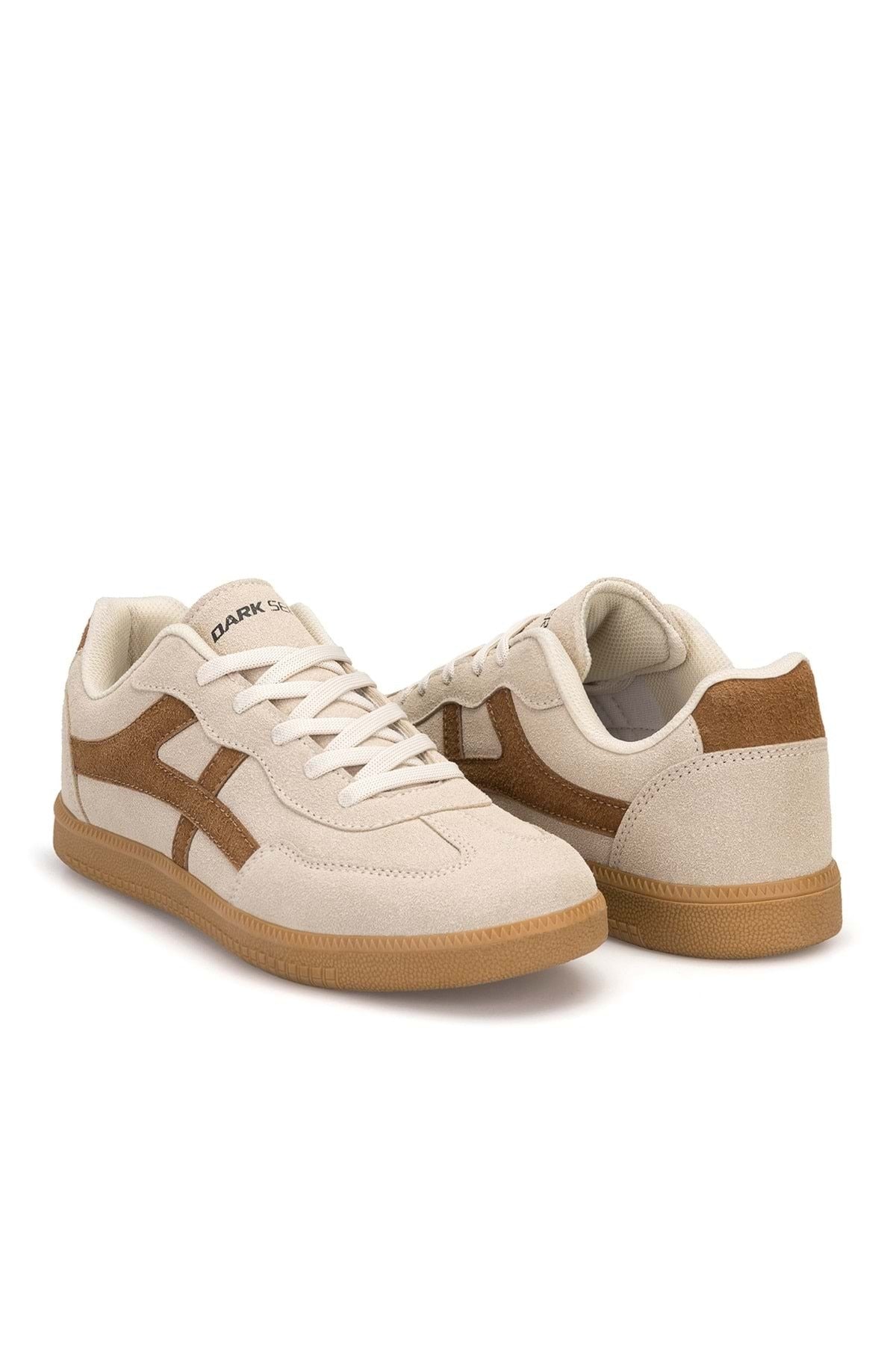 DS Ruby Süet Bej Taba Kadın Sneaker