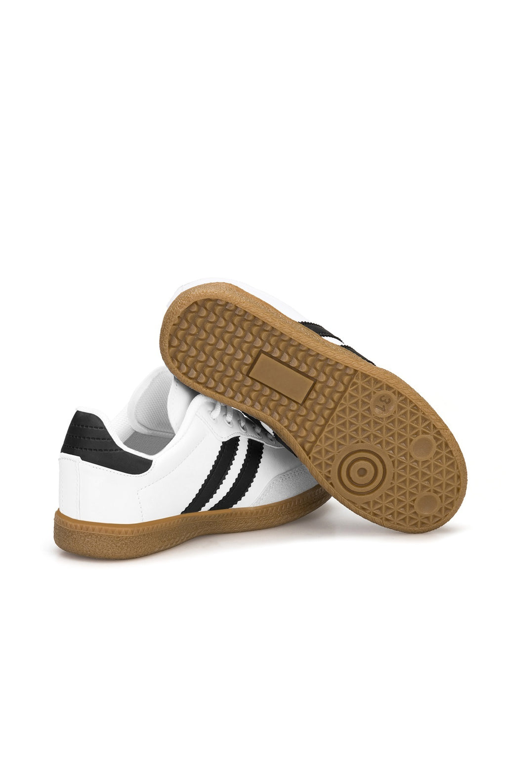 DS ChaCha Kids Beyaz Siyah Çocuk Sneaker