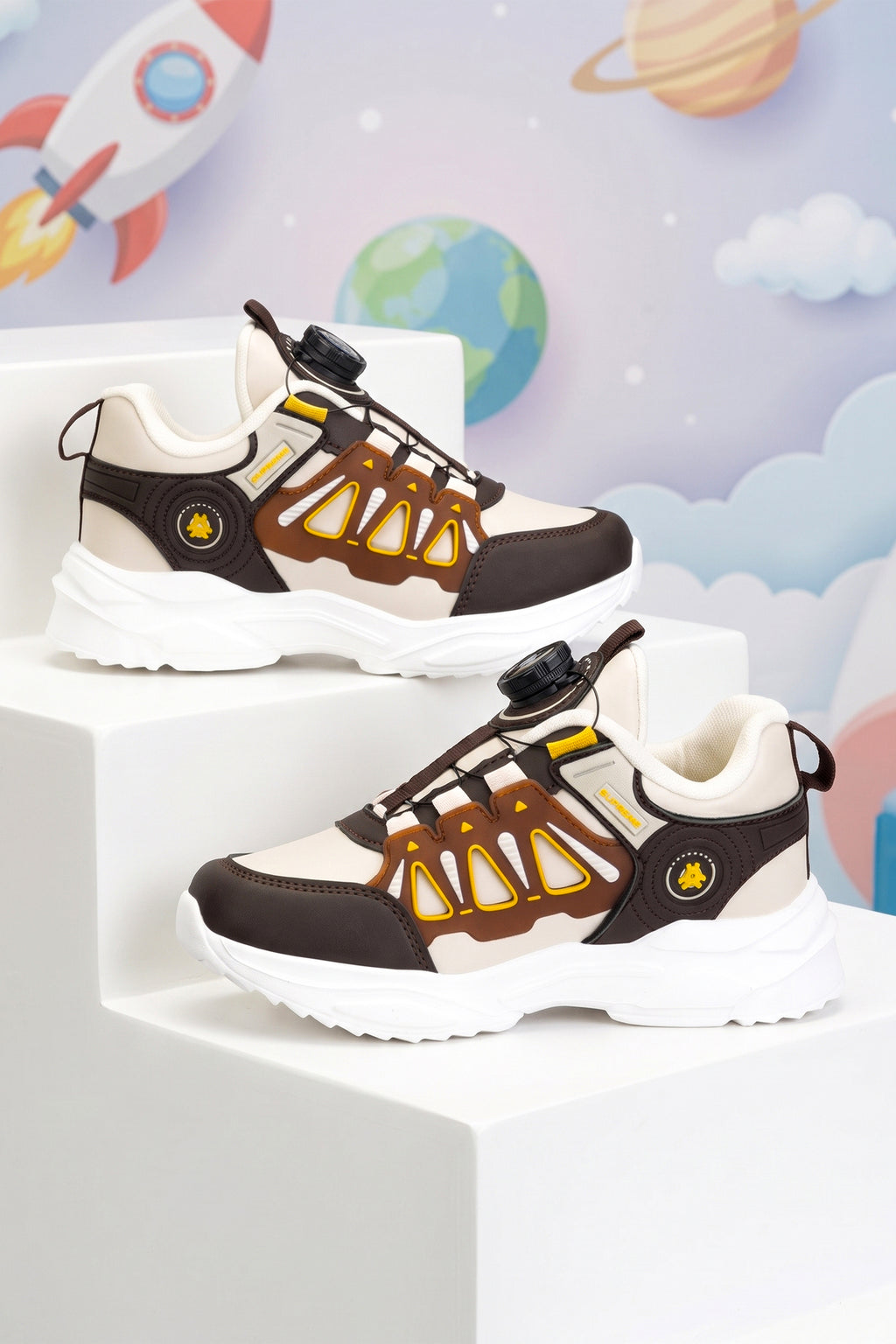 Çocuk Sneaker Spor Ayakkabı 2026 - Kids DS Rubick - Kahverengi