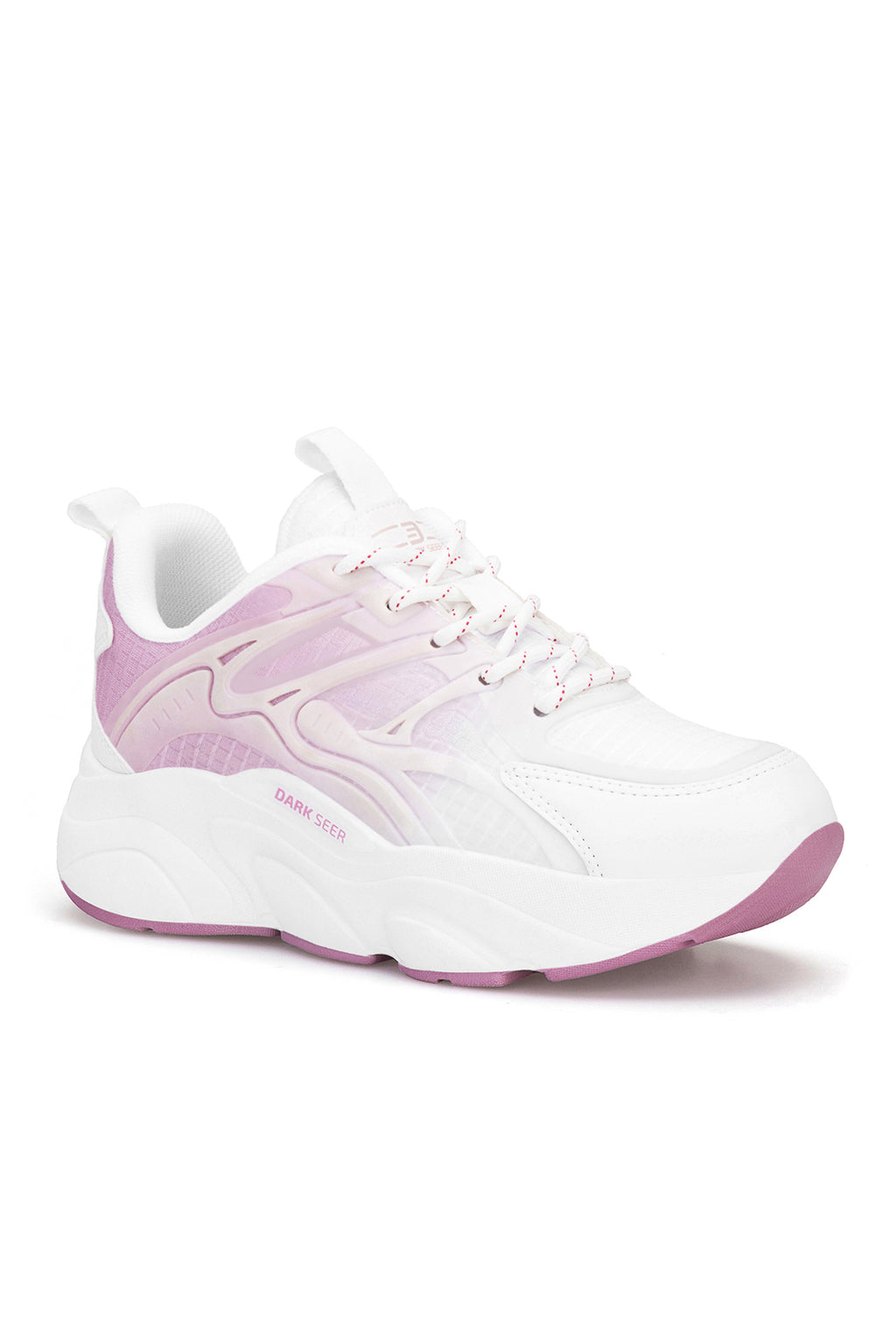 Unisex Sneaker Spor Ayakkabı 2026 - DS STORM - Beyaz Lila