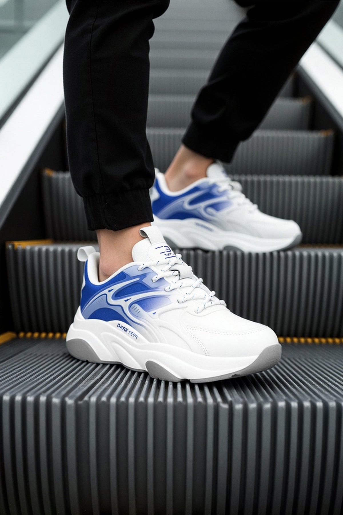 DS STORM Beyaz Mavi Unisex Sneaker
