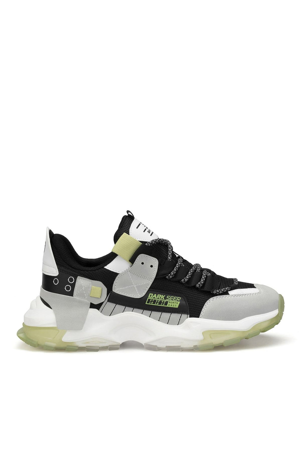 DS Nordes Siyah Yeşil Erkek Sneaker