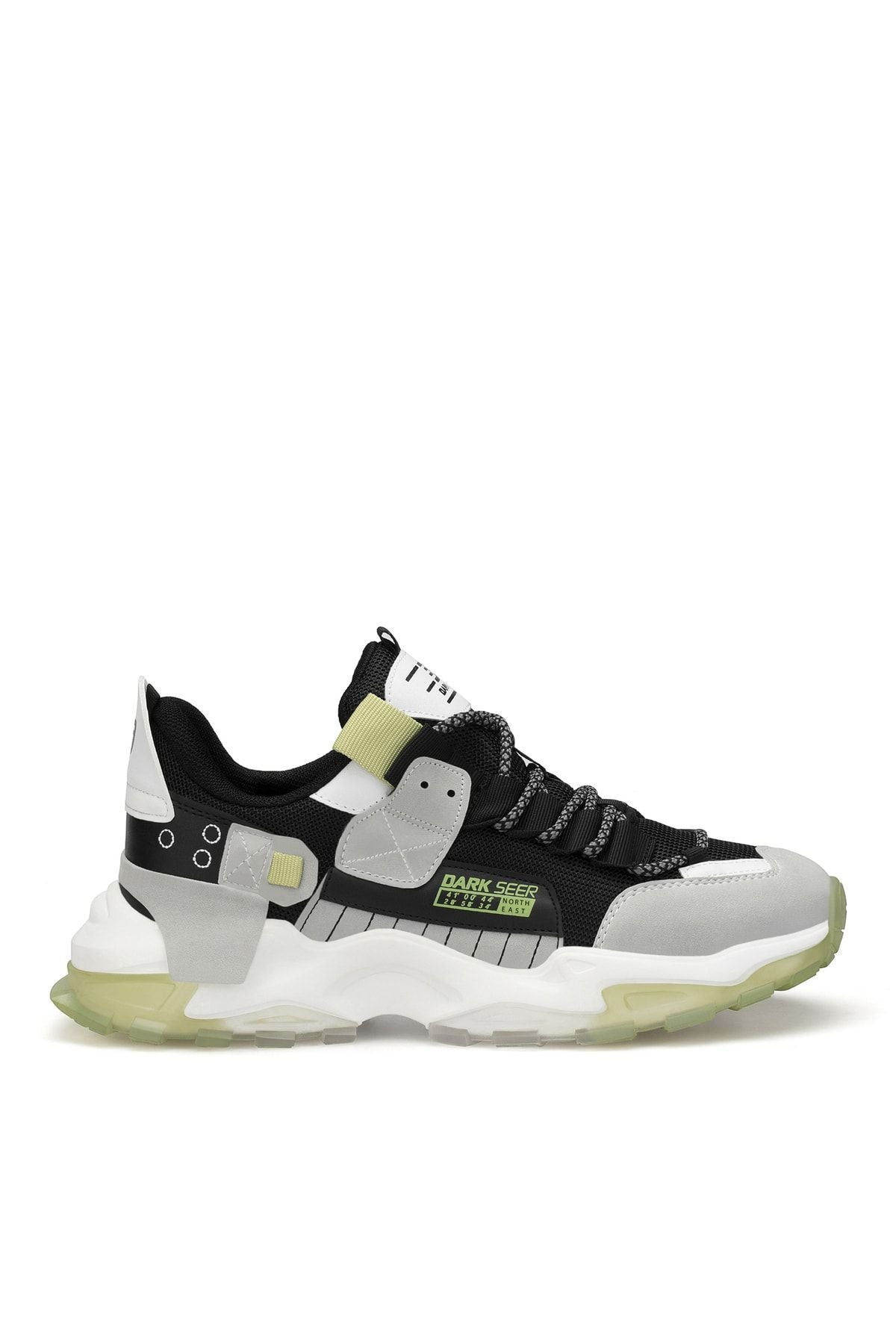 DS Nordes Siyah Yeşil Erkek Sneaker