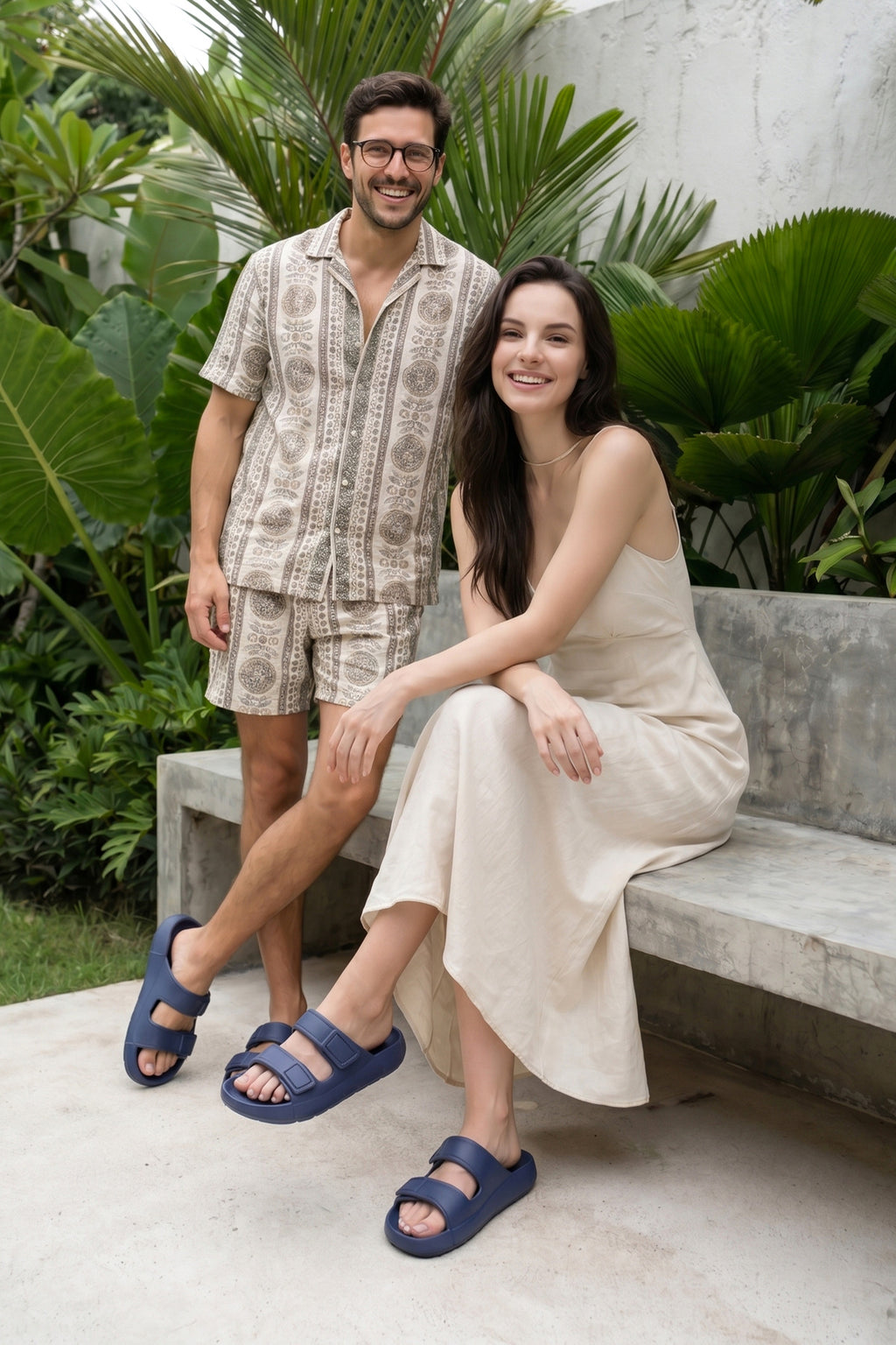 Unisex Terlik Sandalet 2026 - DS Monapi.Mercan - Lacivert