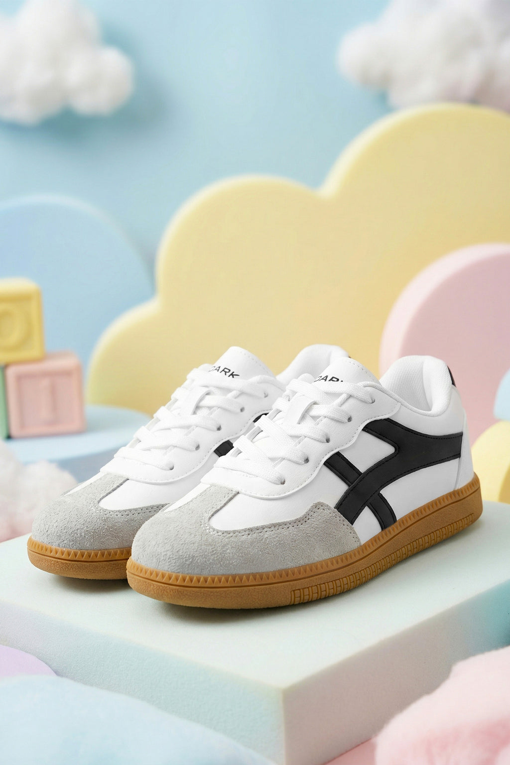 Kids DS RUBY Beyaz Siyah Çocuk Sneaker Günlük Spor Ayakkabı