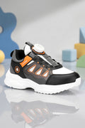 Kids DS Rubick Akıllı Bağcıklı Beyaz Turuncu Çocuk Sneaker Günlük Spor Ayakkabı
