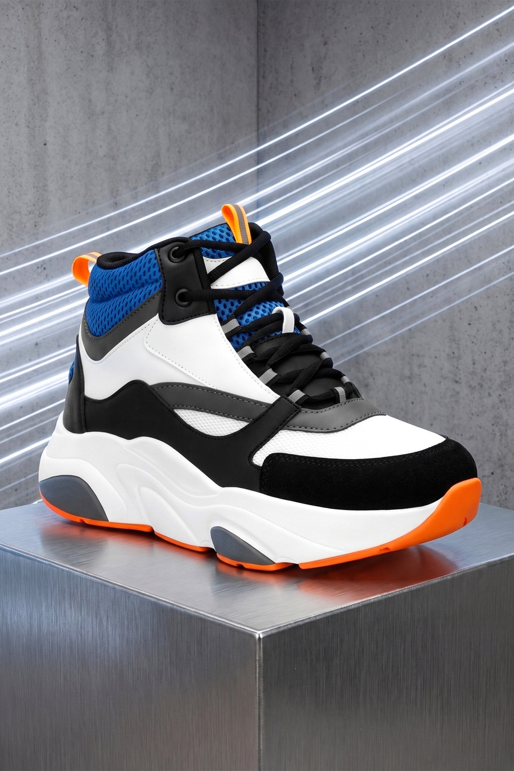 Unisex Sneaker Spor Ayakkabı 2026 - DS.MJ1838 - Bilekli B. Mavi
