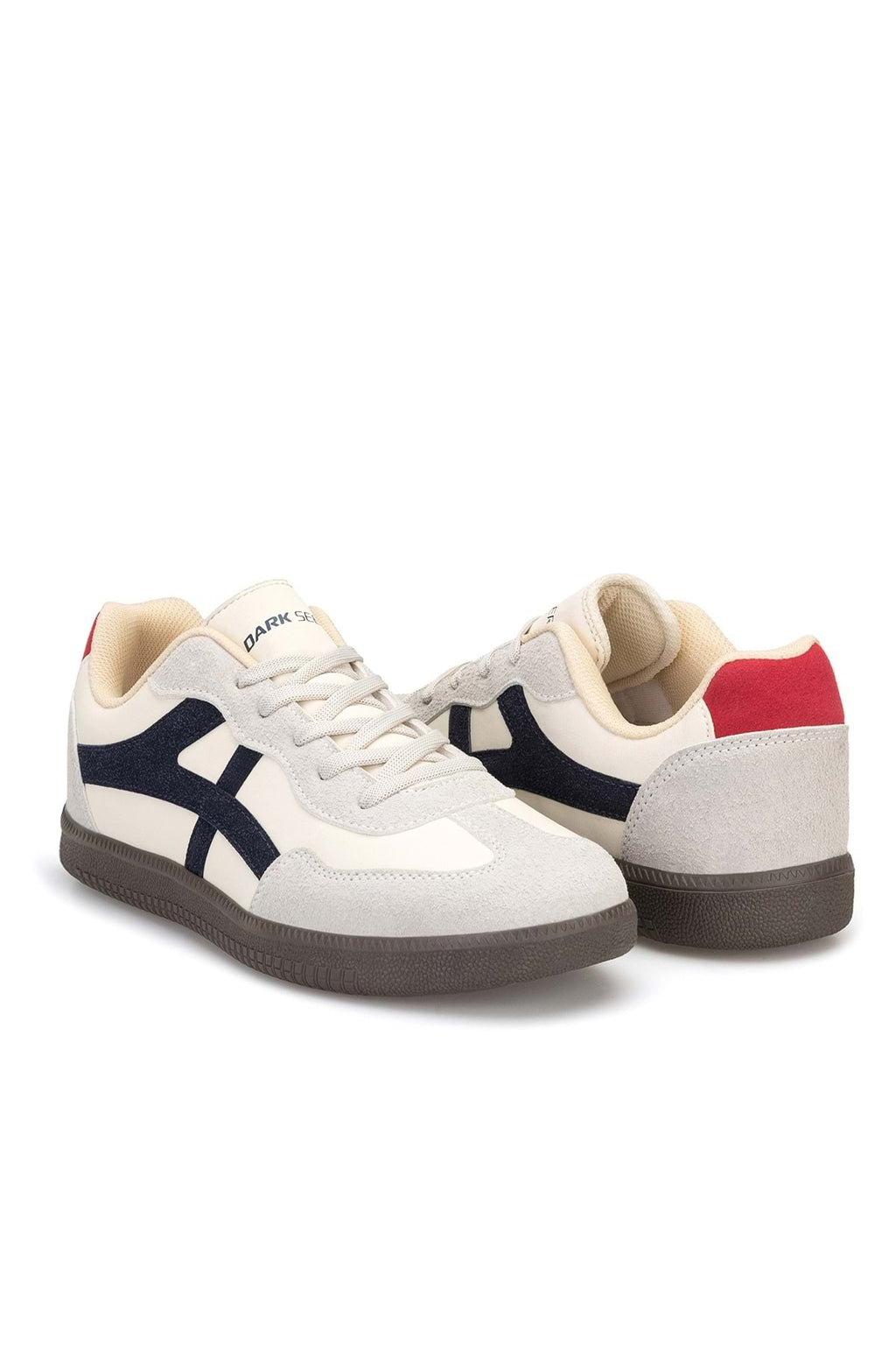 DS Ruby Bej Lacivert Kadın Sneaker