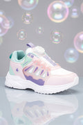 Kids DS Rubick Akıllı Bağcıklı Beyaz Pudra Çocuk Sneaker Günlük Spor Ayakkabı