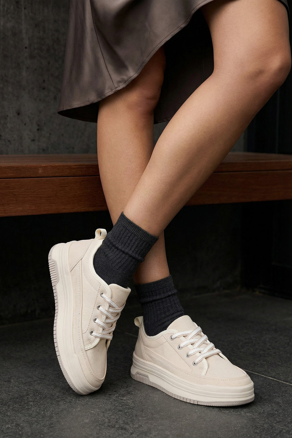 DS Opal Bej Kadın Sneaker - 8