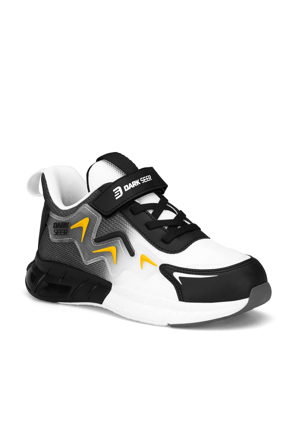 Beyaz Siyah Sarı Çocuk Sneaker