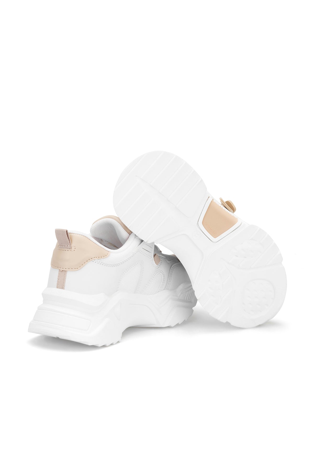 Kids DS 2051 Beyaz Bej Çocuk Sneaker Günlük Spor Ayakkabı