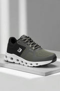 Unisex Sneaker Spor Ayakkabı 2026 - DS XR-RUN - Haki Siyah