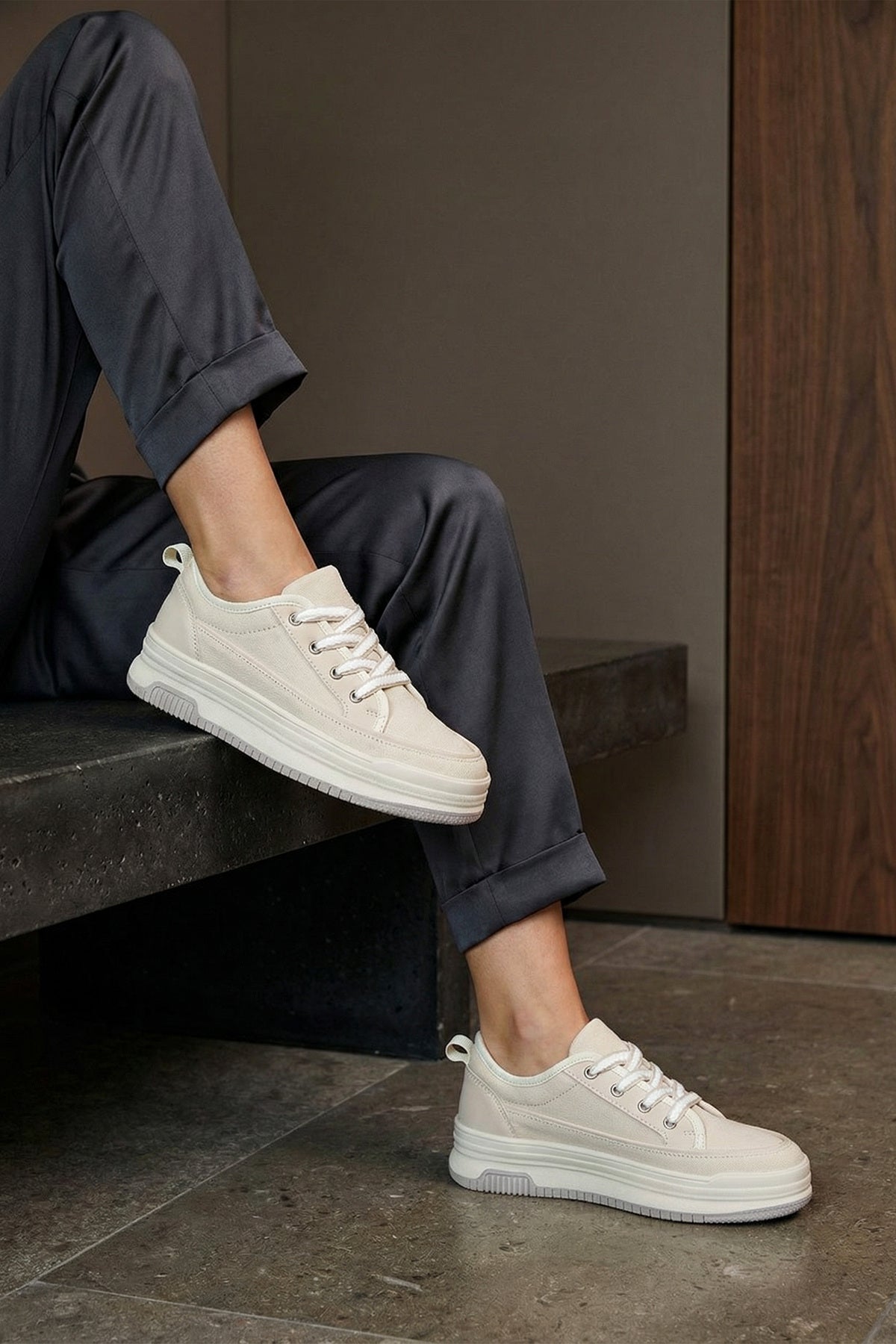 DS Opal Bej Kadın Sneaker - 7