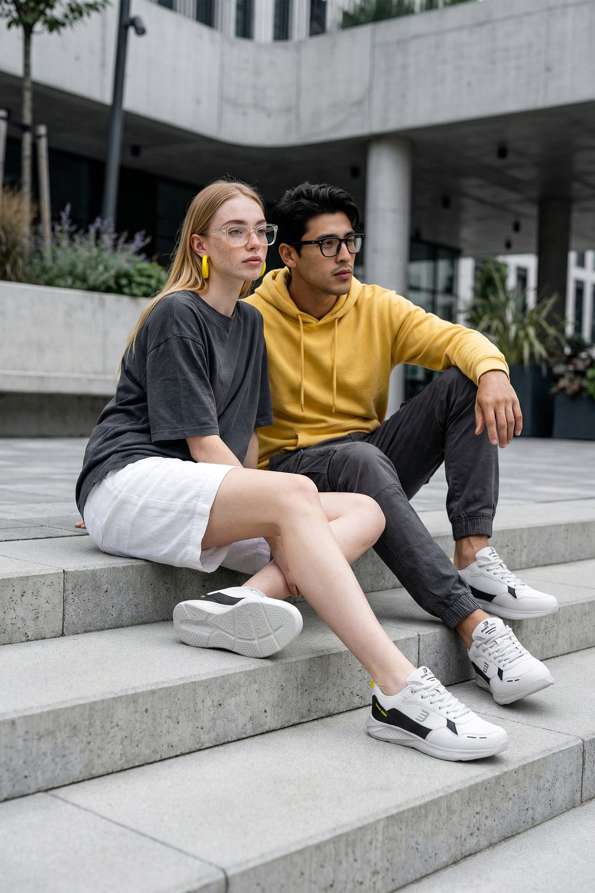 Unisex Sneaker Spor Ayakkabı 2026 - DS Rolando - Füme