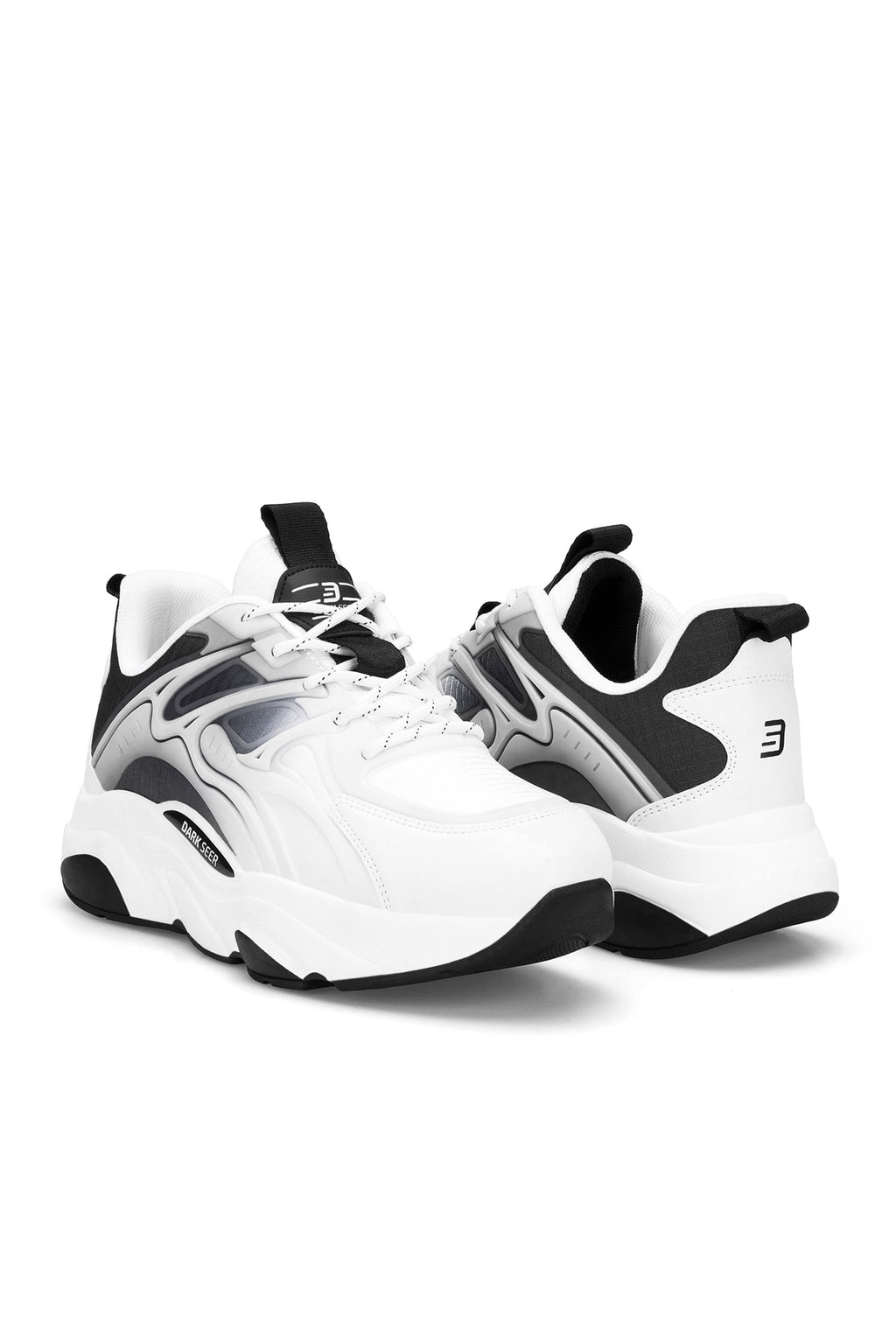 DS STORM Beyaz Siyah Unisex Sneaker