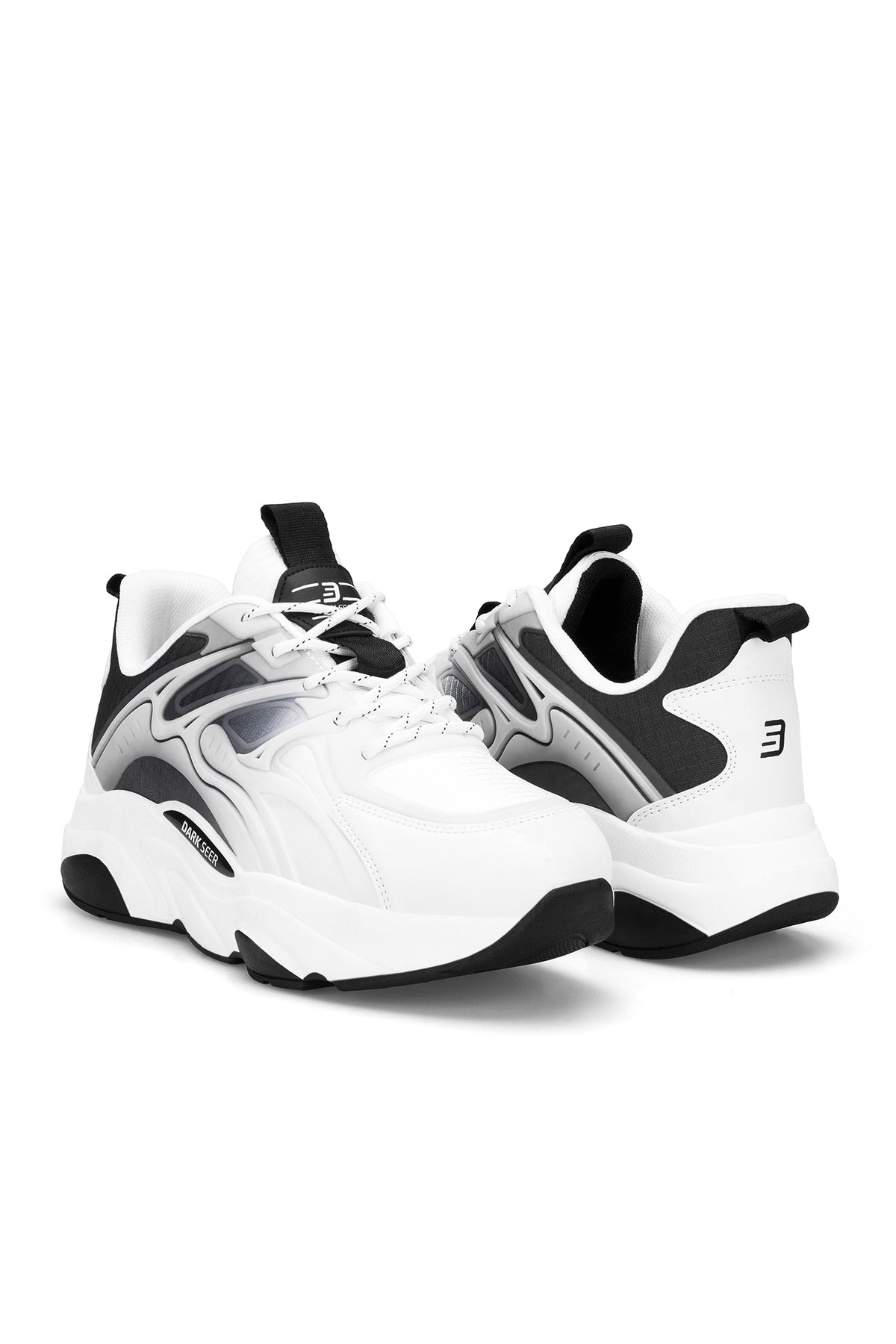 DS STORM Beyaz Siyah Unisex Sneaker