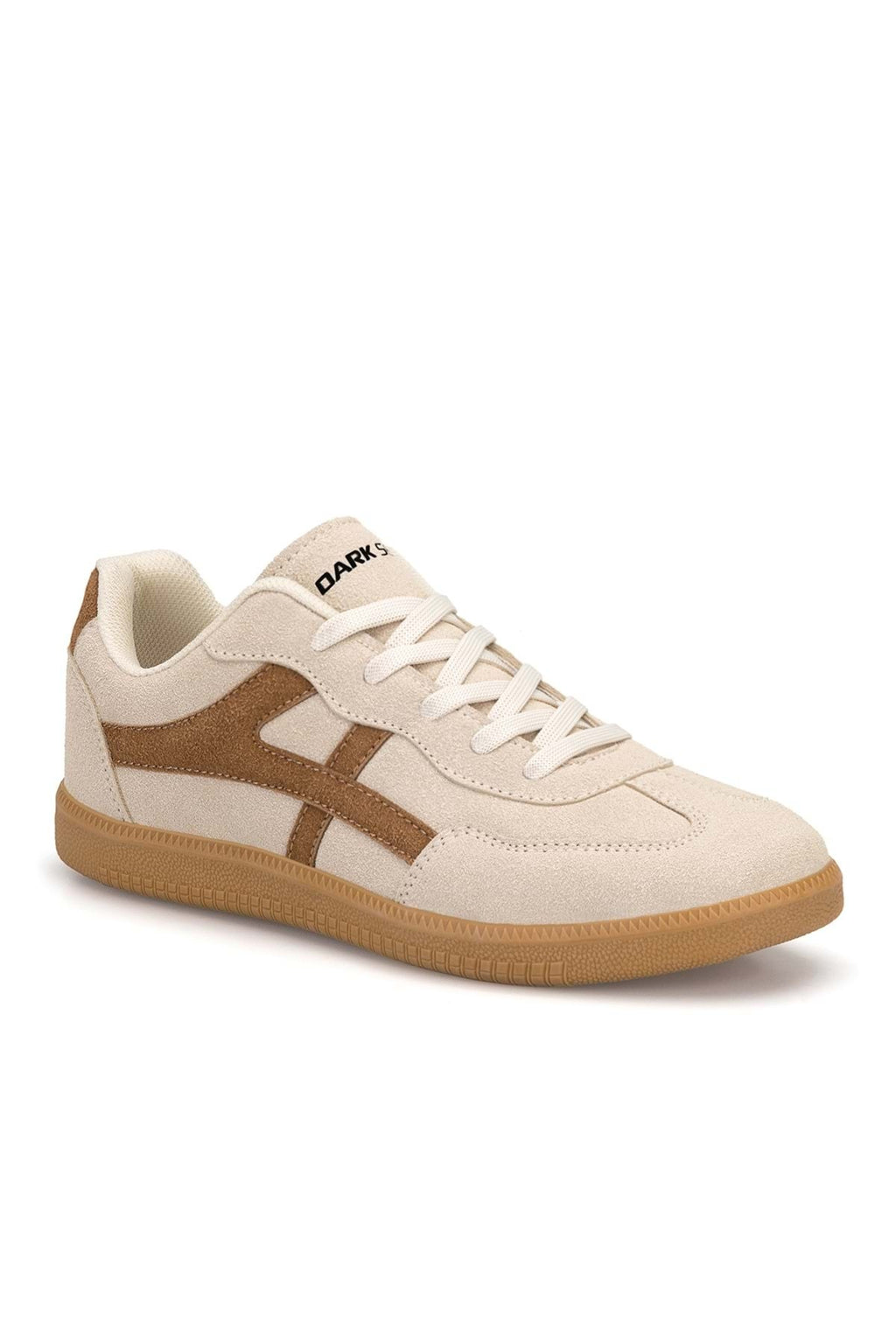 DS Ruby Süet Bej Taba Kadın Sneaker