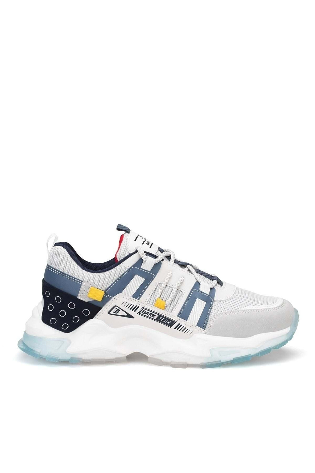 Erkek Sneaker Spor Ayakkabı 2026 - DS Albers - Beyaz Mavi