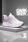 Unisex Sneaker Spor Ayakkabı 2026 - DS STORM - Beyaz Lila
