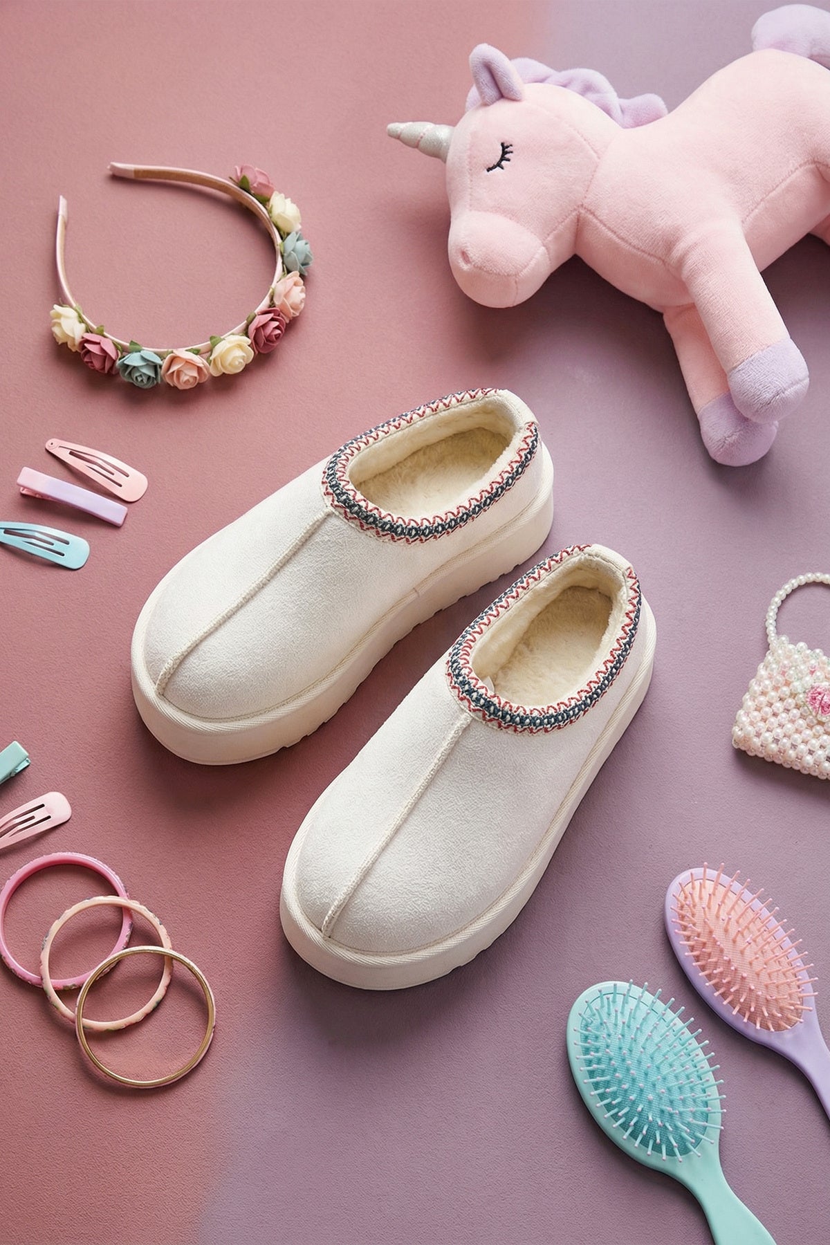 Çocuk Günlük Ayakkabı Sneaker 2026 - Kids DS Oggo S. - Bej
