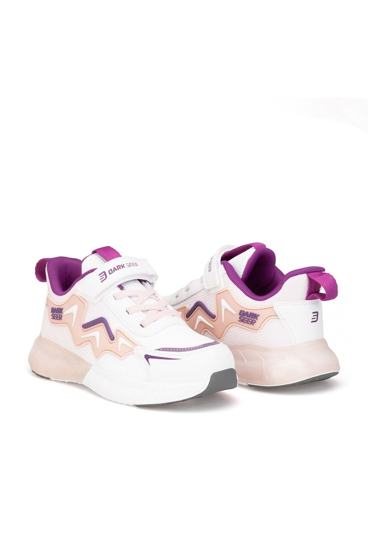 Çocuk Sneaker Spor Ayakkabı 2026 - DS Mirana - Beyaz Pudra